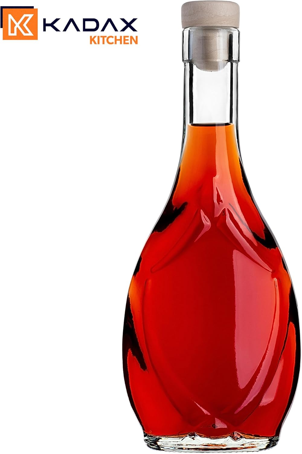 Glasflaschen-Set mit Korken, 250 Ml 10 pieces