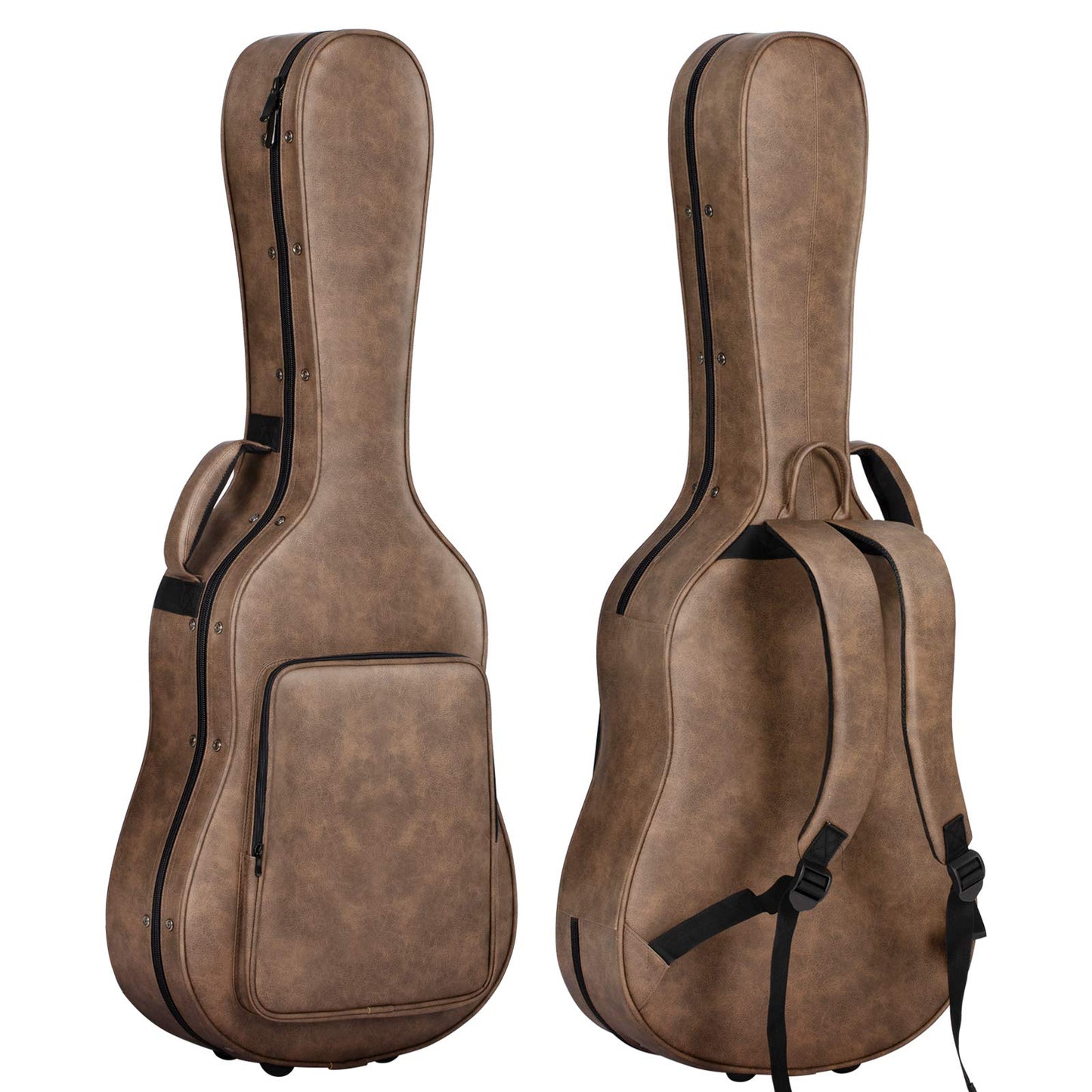 Koffer für Akustikgitarre, Brown