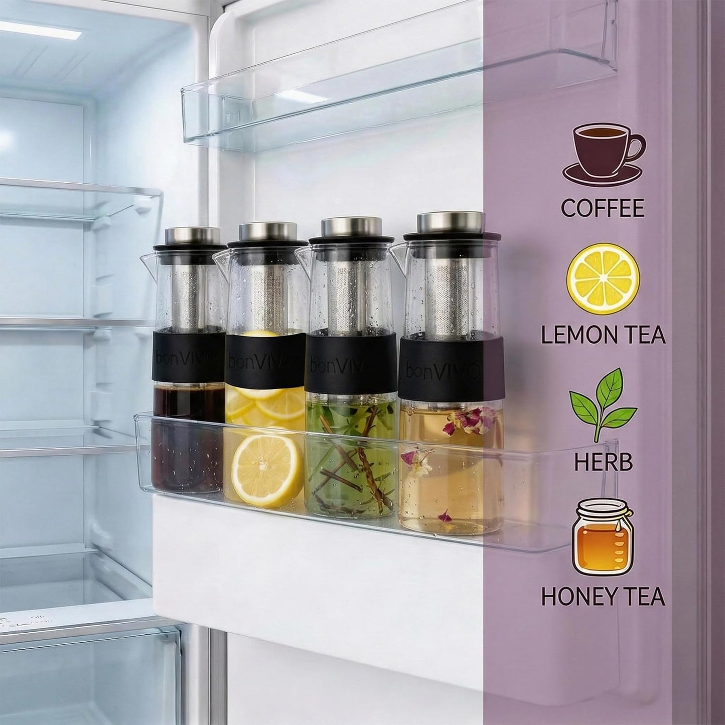 Cold Brew Kaffee & Eistee Maker mit Permanentfilter