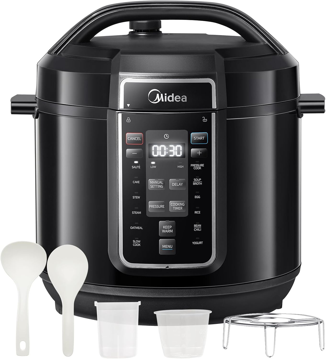 9-in-1 Multikocher, 7.6 Liter Schwarz