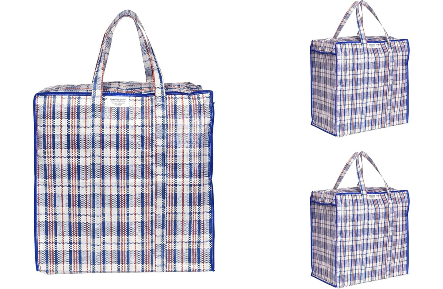 Aufbewahrungstaschen-Set 75L wasserdicht (3 Stück), Blau 3 Stück