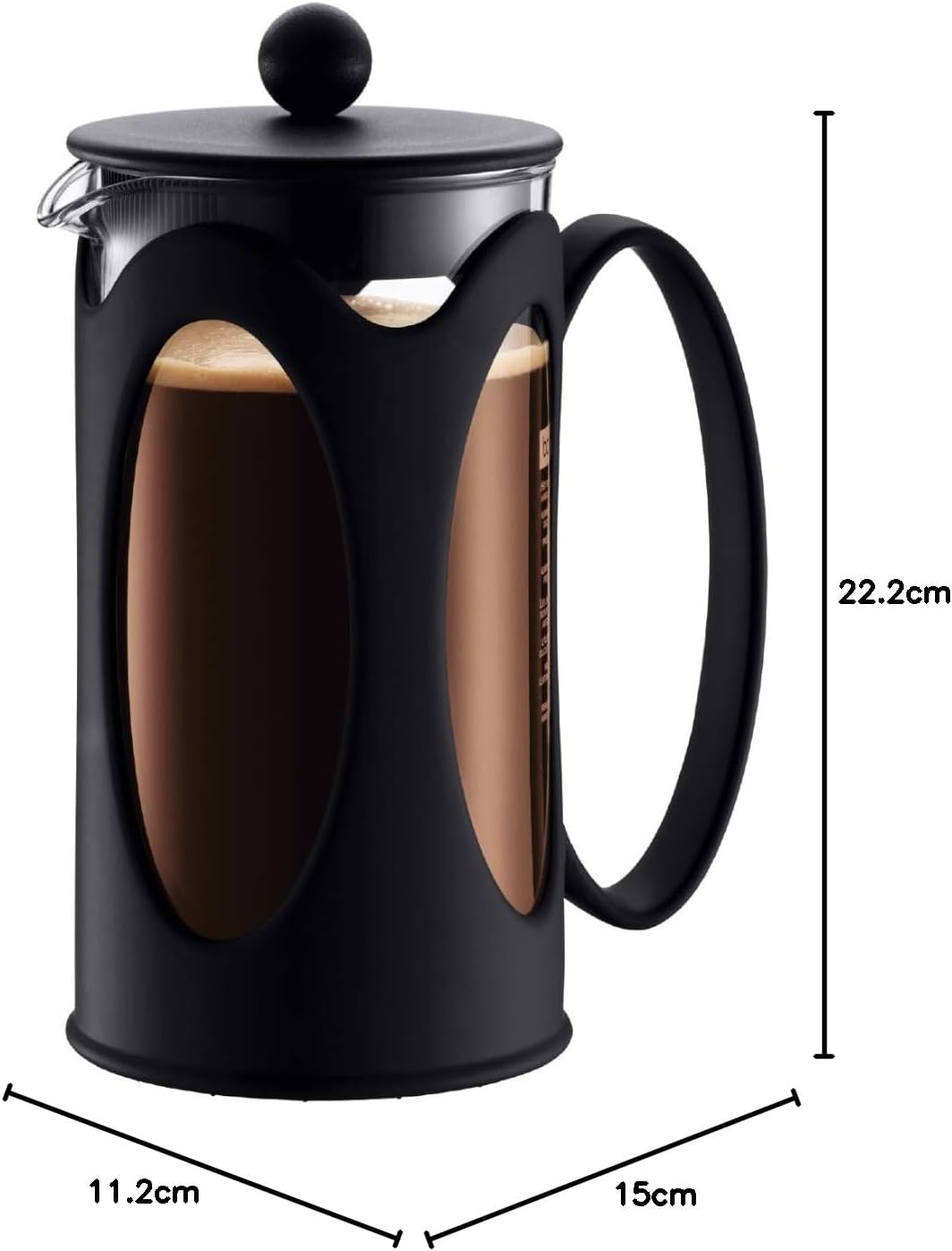 Kenya Kaffeebereiter 1L, 8 Cup