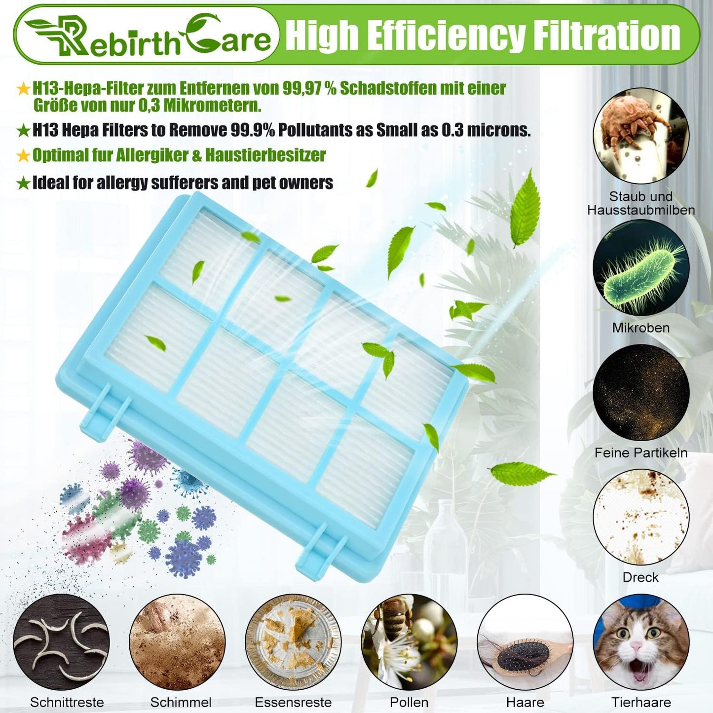 ‎9331-3PCS Filter für Philips