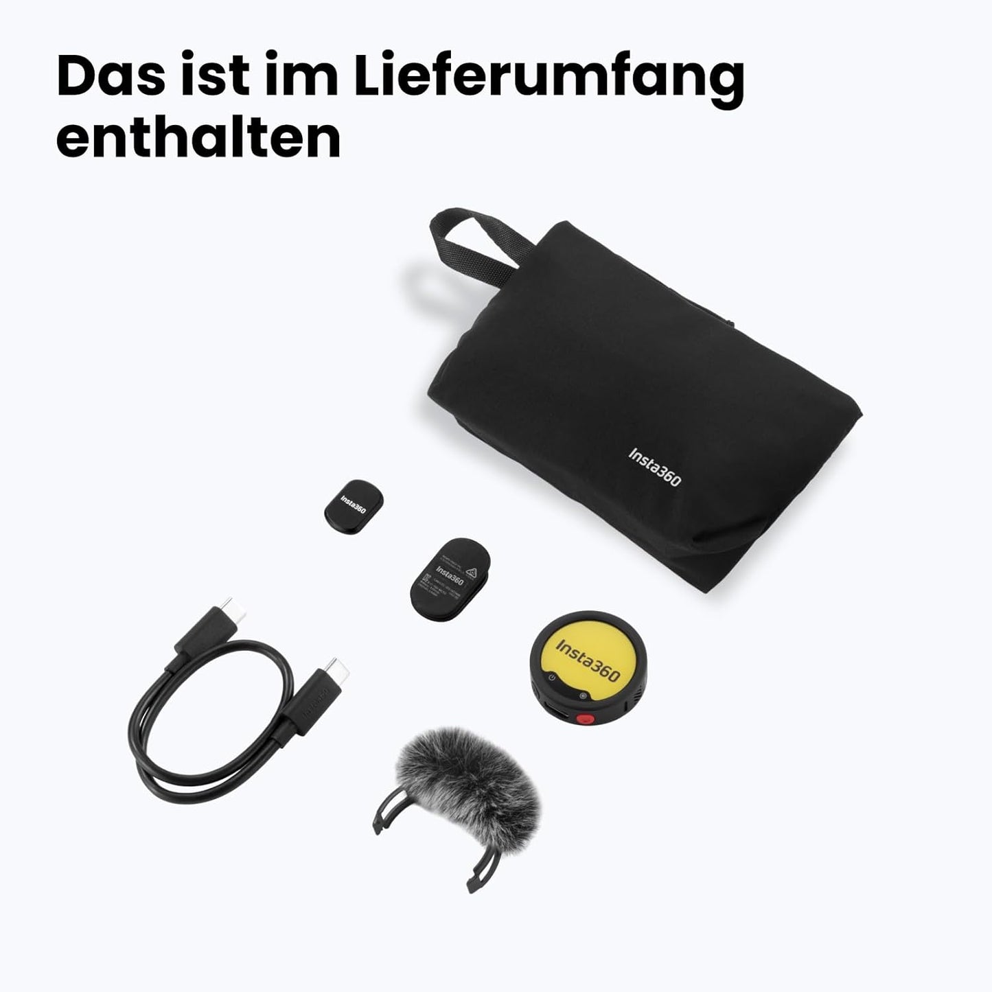 Mic Pro Transmitter mit E-Ink-Display, Transmitter Graphitschwarz
