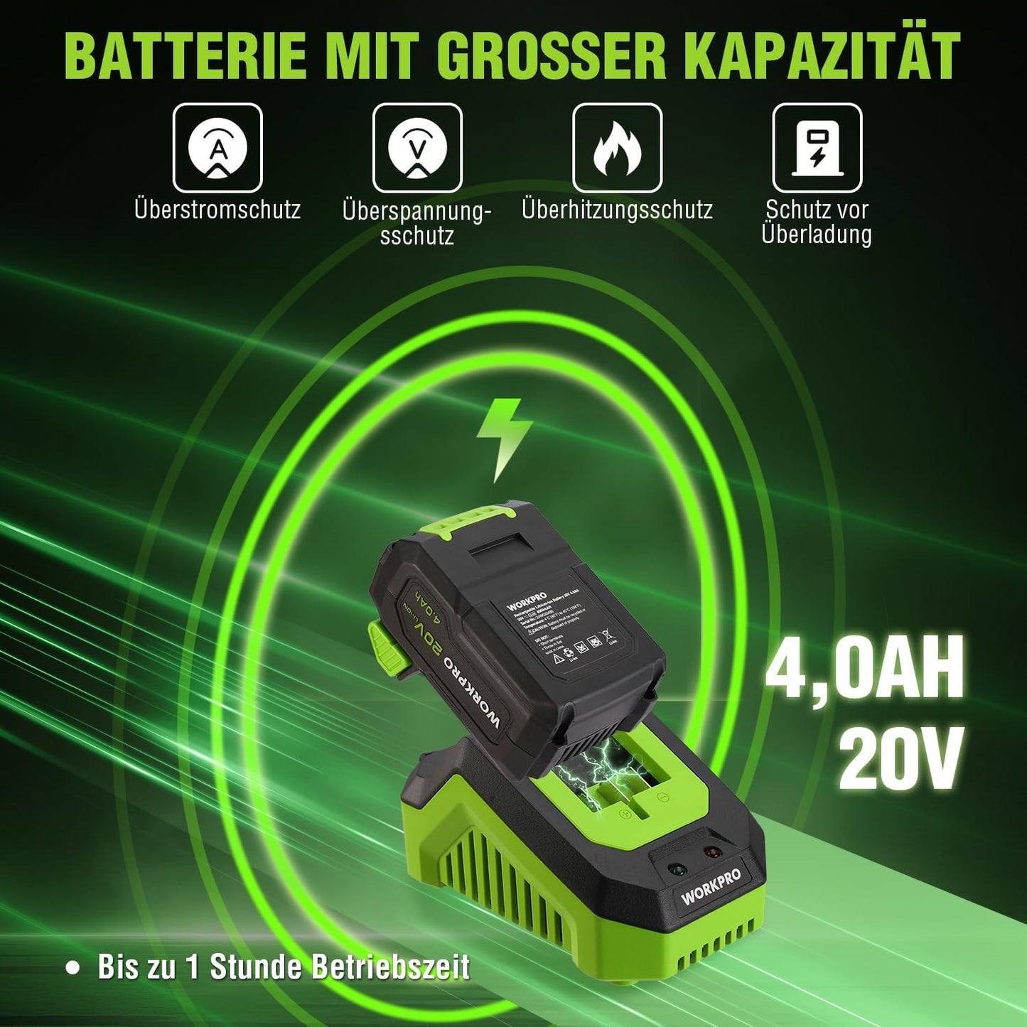 Kabellose Akku-Poliermaschine mit 7 Geschwindigkeiten