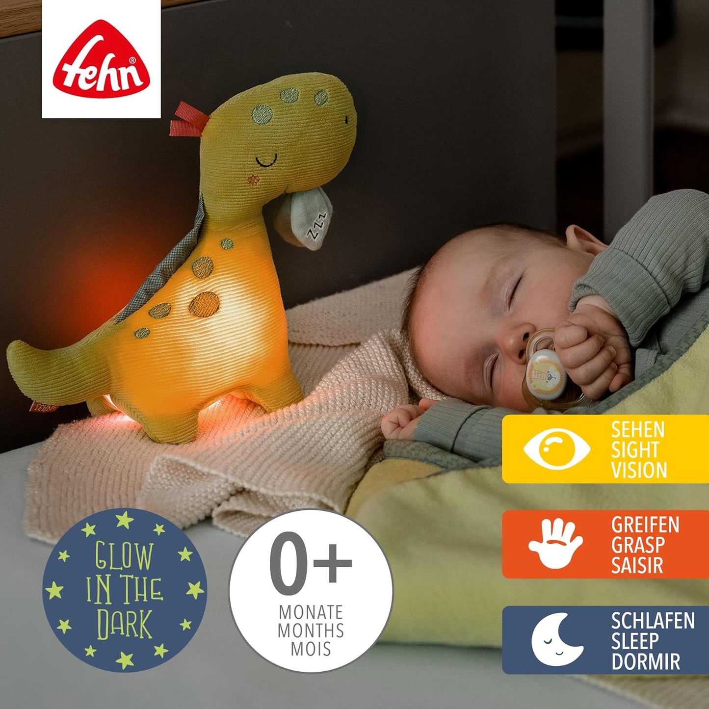 Dino-Nachtlicht-Kuscheltier, Dino