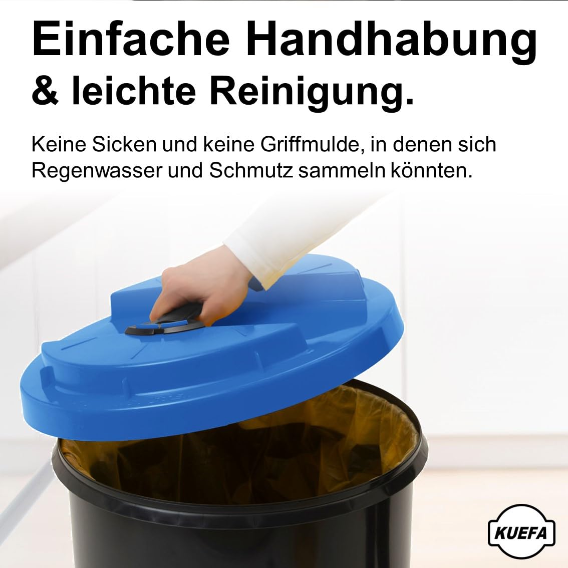 Müllsackständer, Blau