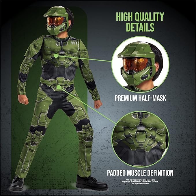Halo Master Chief Kinderkostüm, S