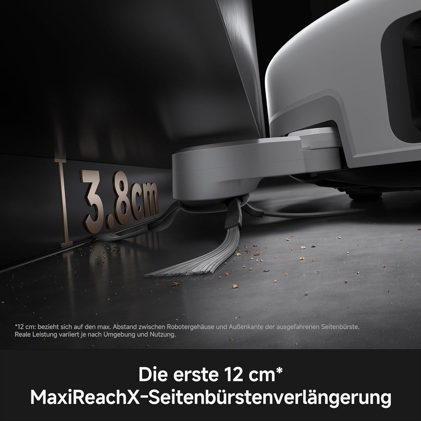 V70 Ultra Complete X Saugroboter mit MaxiReachX Seitenbürste, V70 Ultra Complete X White