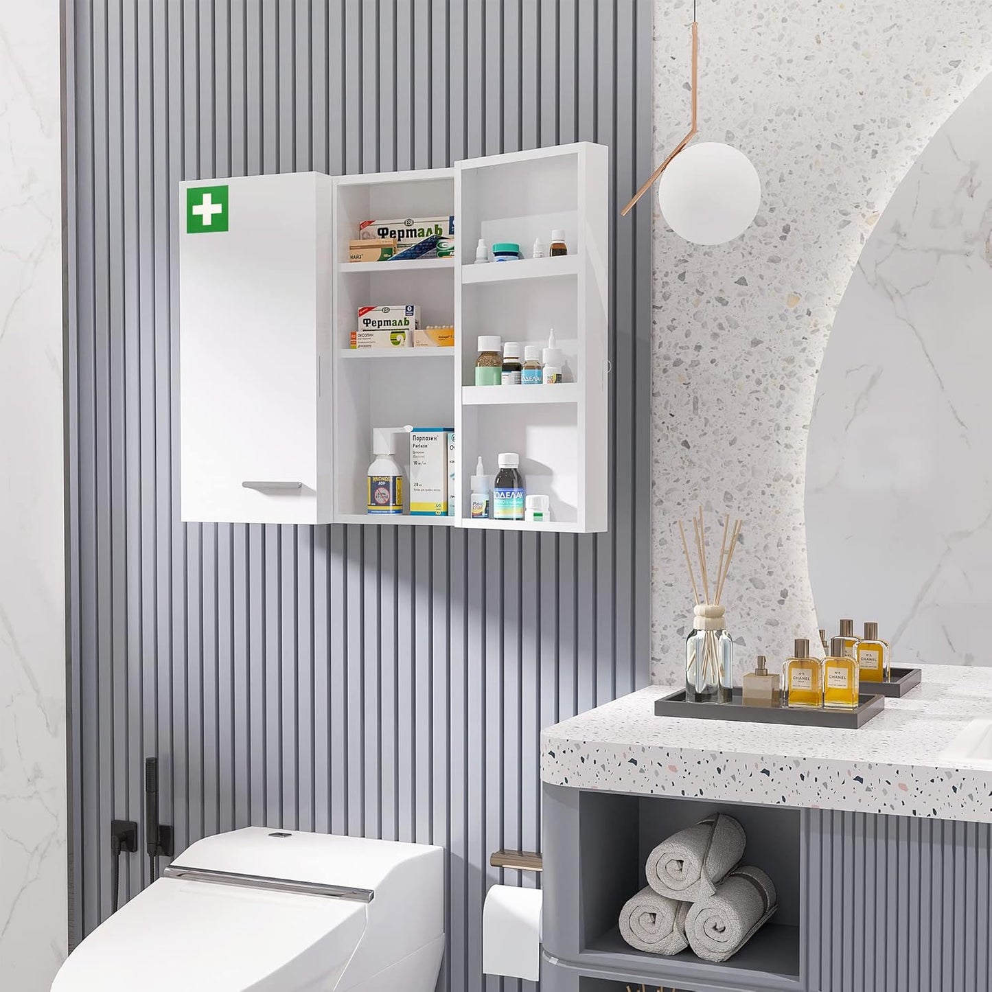 Abschliessbarer Medizinschrank