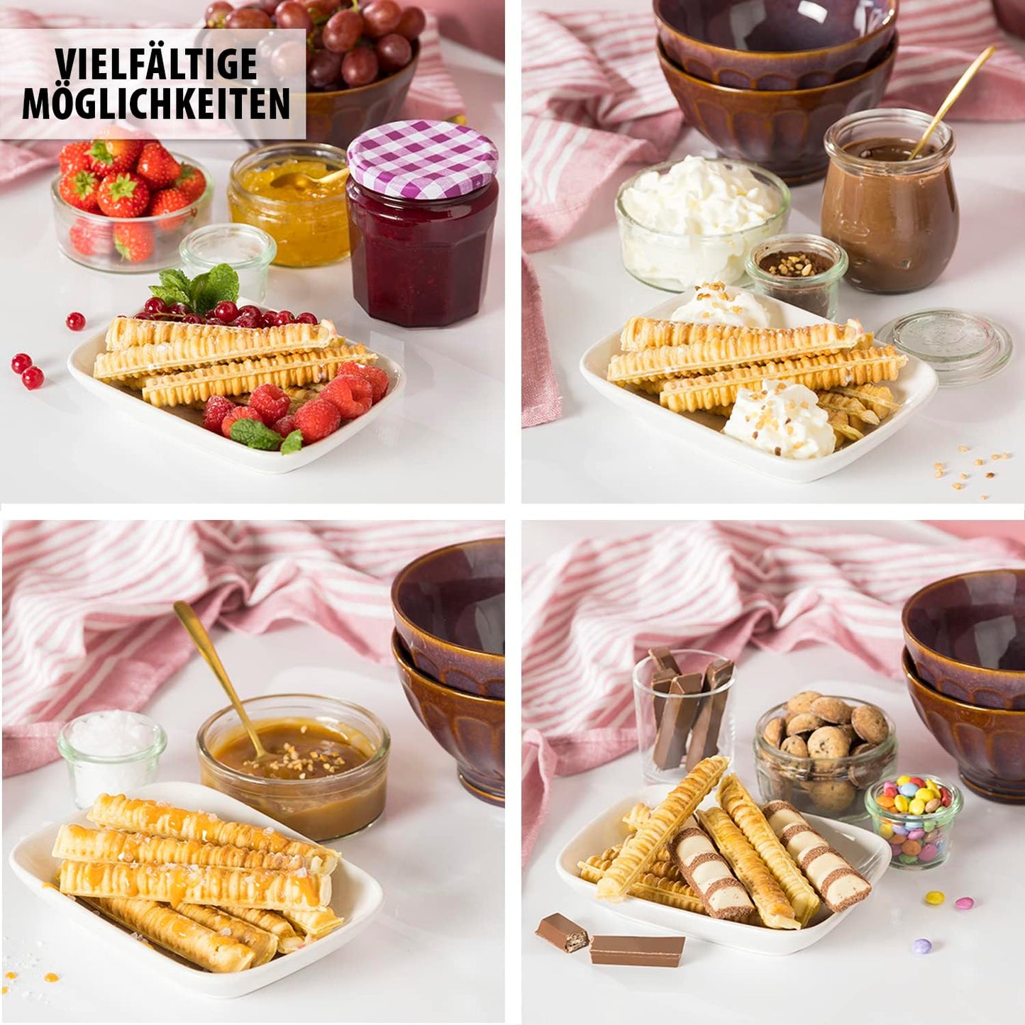 WF-1171 Waffel-Pommes-Maker (15 Stück), Waffel-Pommes