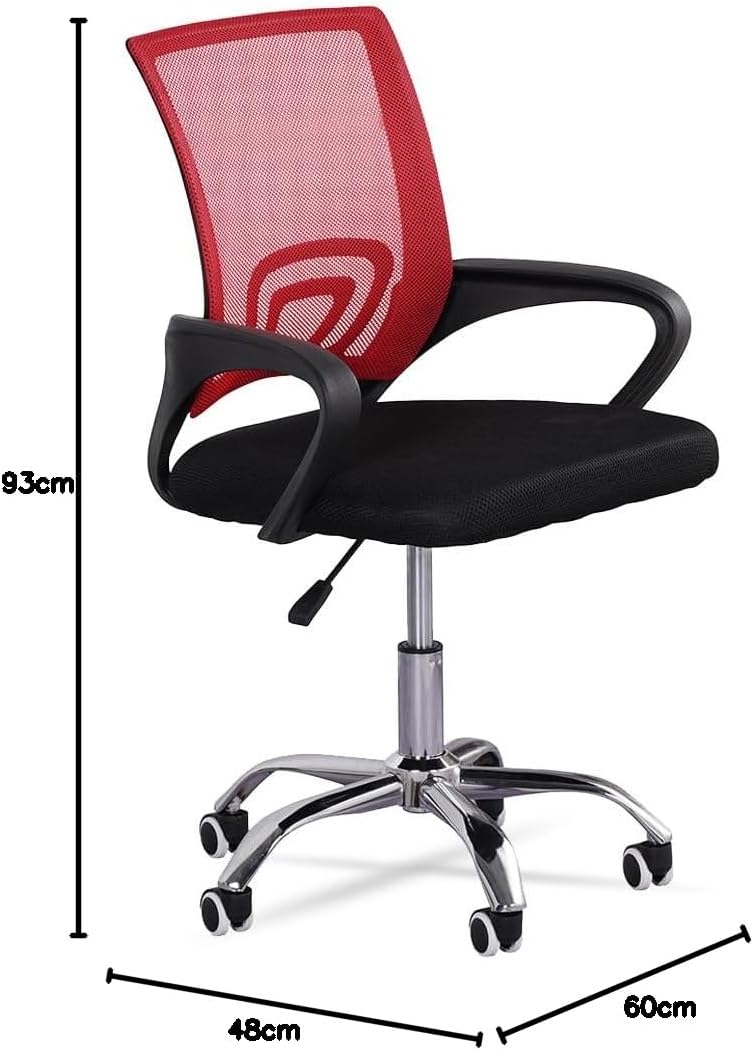 Ergonomischer Bürostuhl, Rot