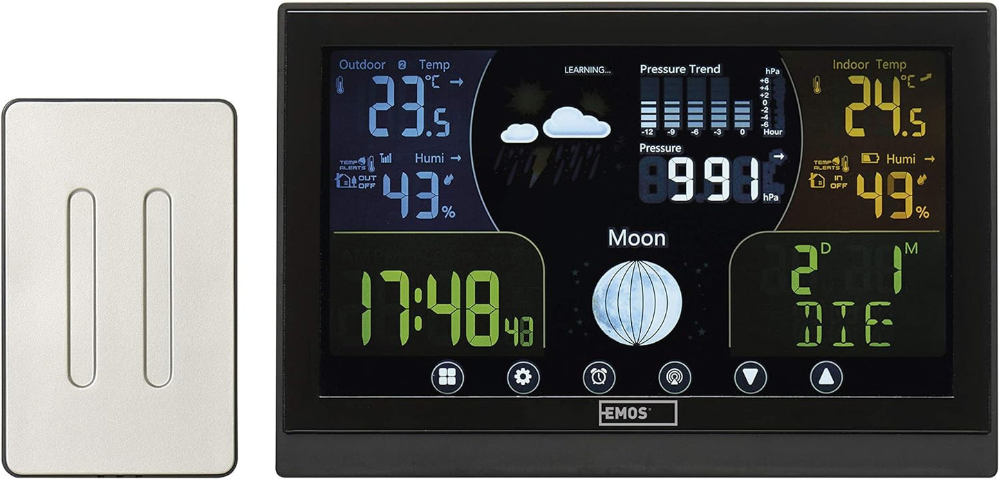 Drahtlose Wetterstation E6018, 1 Wetterstation + 1 Sensor