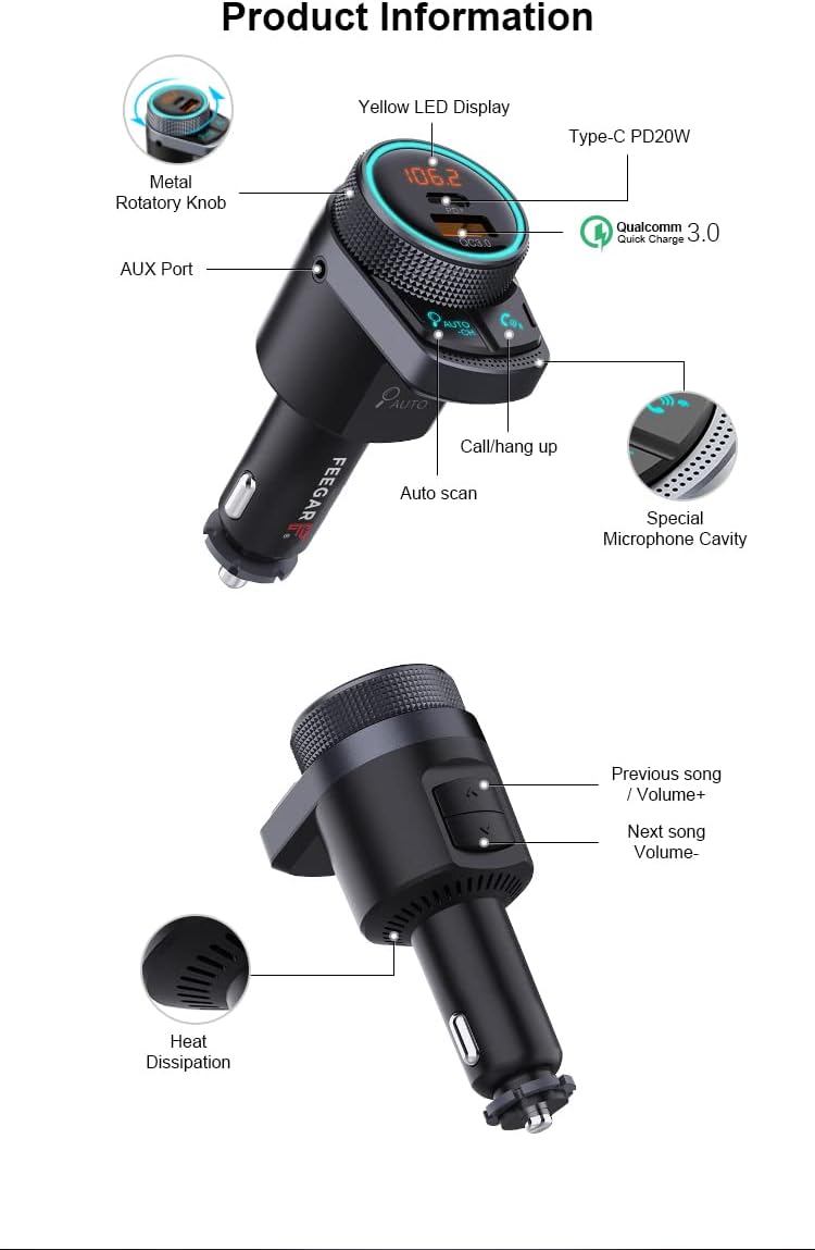 Q300 Pro FM-Transmitter