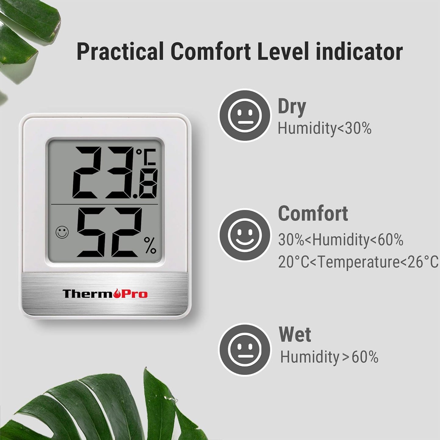 Digitales Thermo-Hygrometer TP49W-6, 6