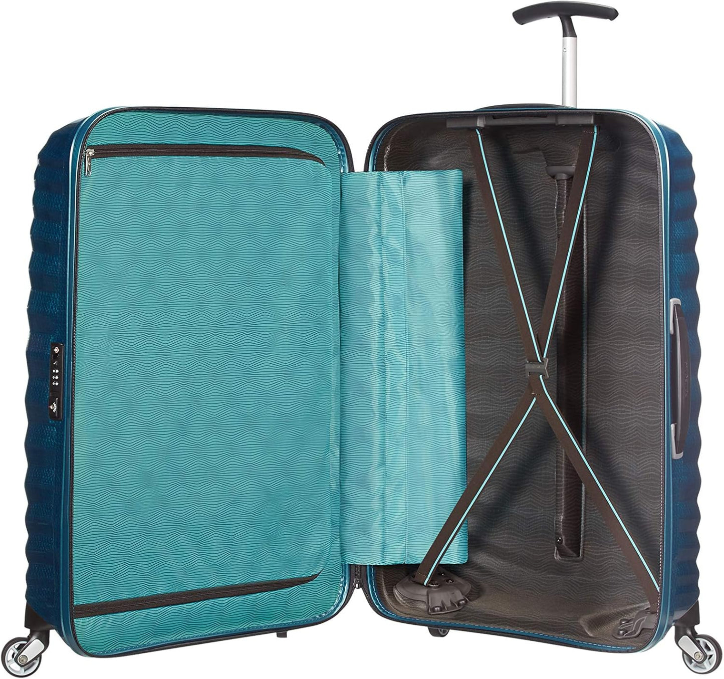 Lite-Shock Spinner M Koffer, Petrol Blue Spinner M - 69cm - 73 L