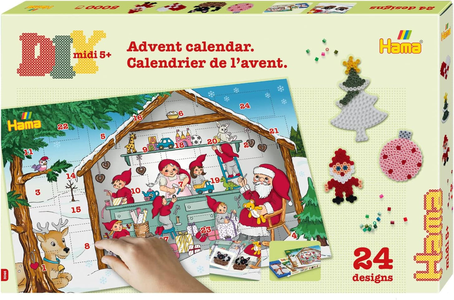 Bügelperlen Adventskalender