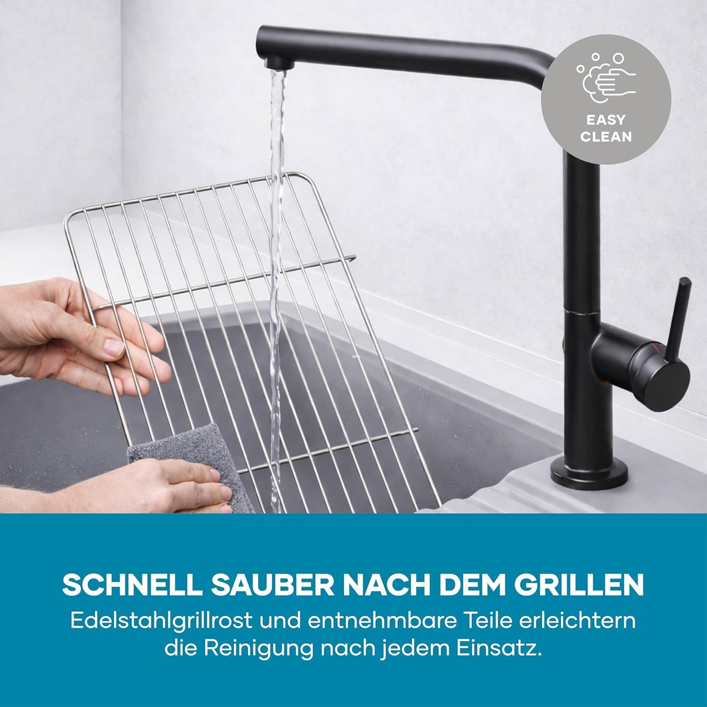 PG 8593, NEU 2026: Edelstahl-Grillrost