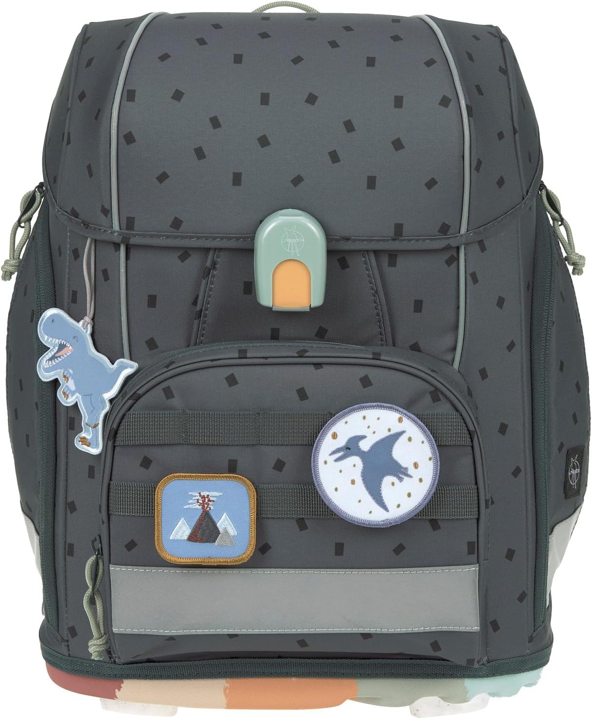 7-teiliges Schulranzen-Set Boxy, Speckles Anthracite
