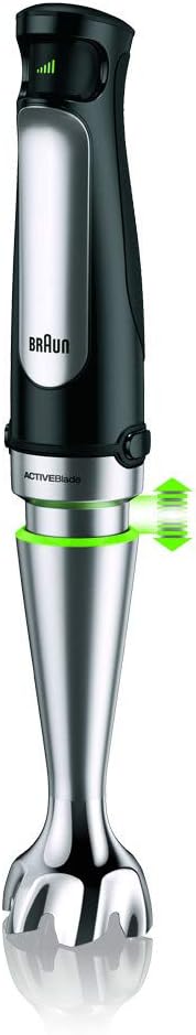 5-teiliges MultiQuick 7 Stabmixer-Set, Kartoffel- und Gemüsestampfer Schwarz