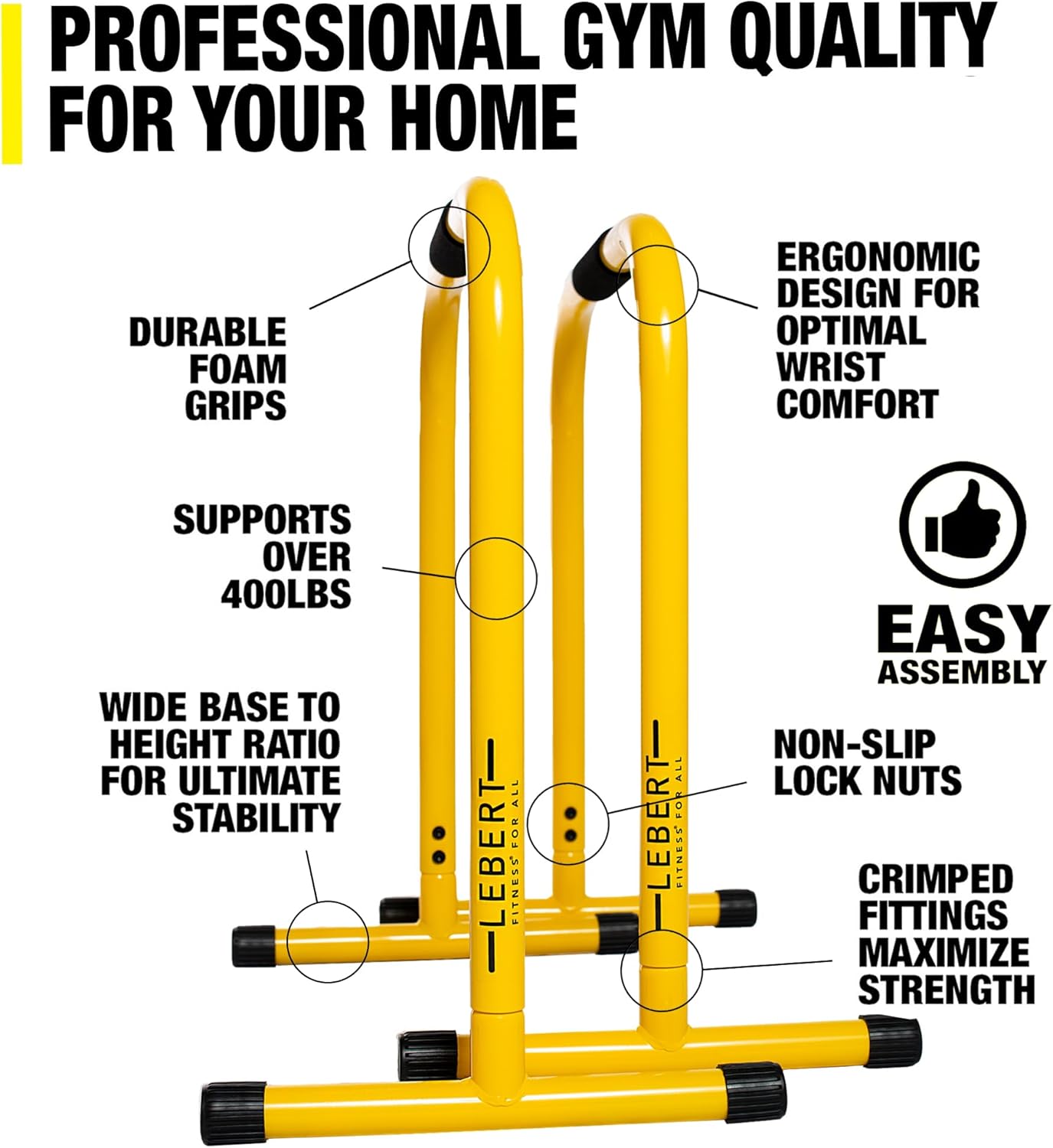 Fitness Equalizer - Gelb, Yellow - L
