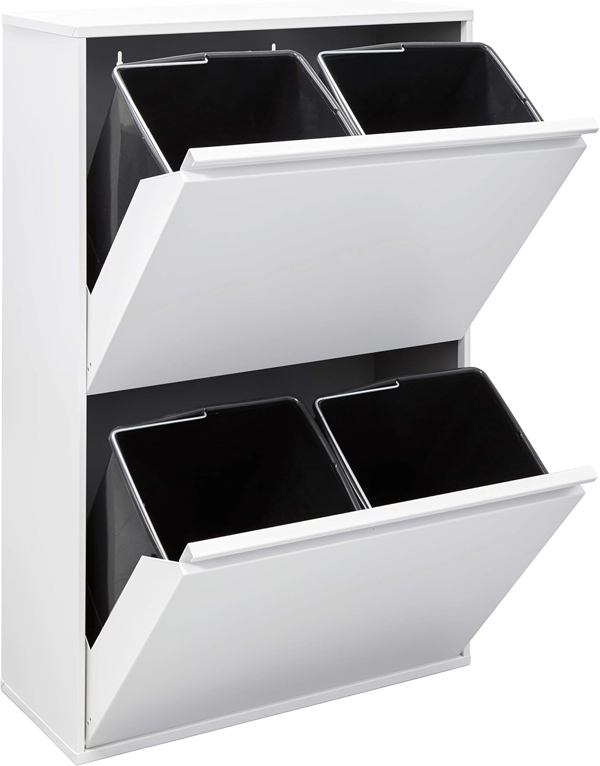 Basic CR604-B Mülltrennsystem, Abfalleimer - Weiss