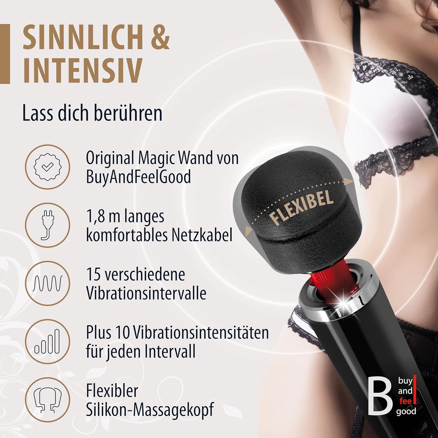 Magic Wand Vibrationsmassagegerät für Frauen