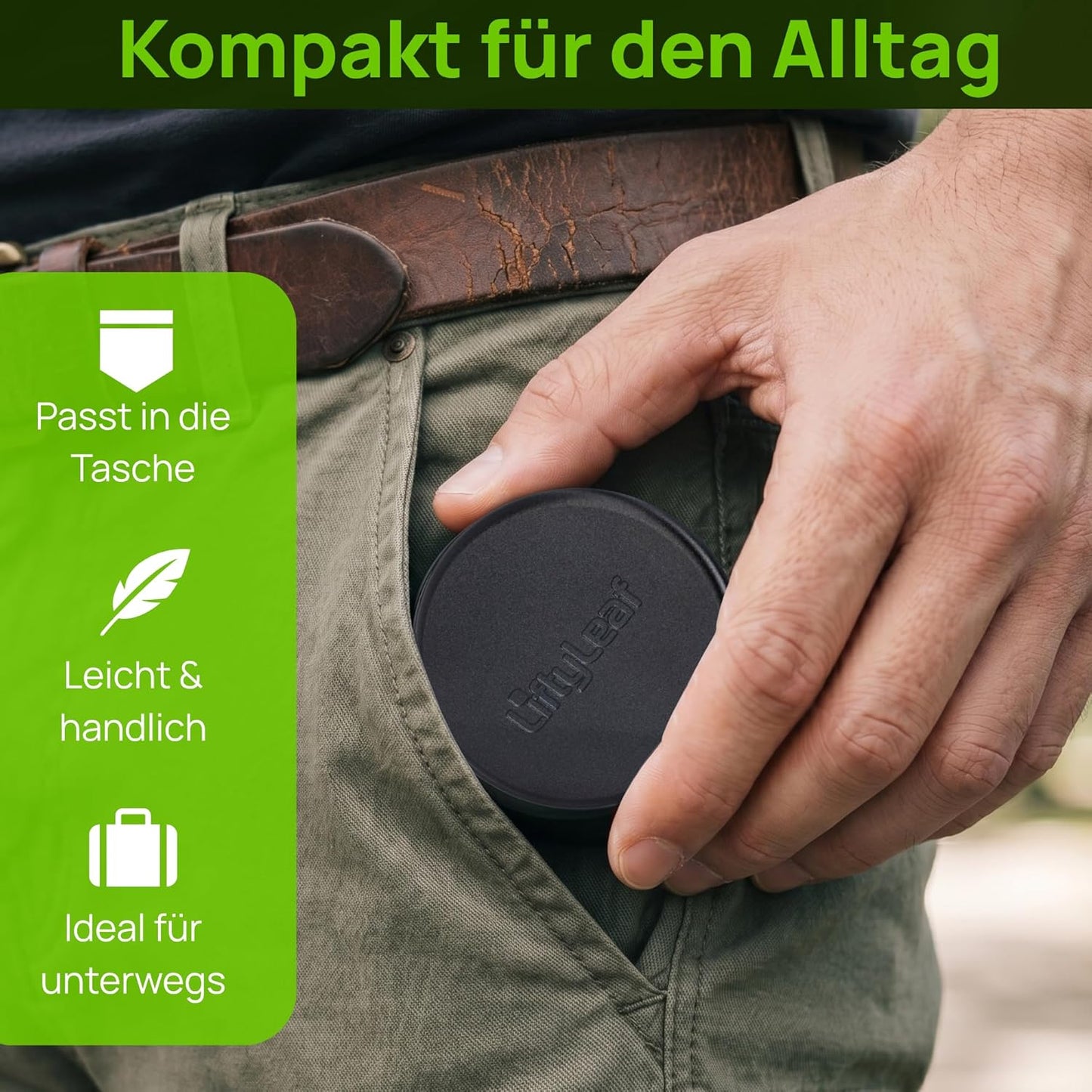 Flow 55 Kräutermühlen-Set mit Magnetverschluss