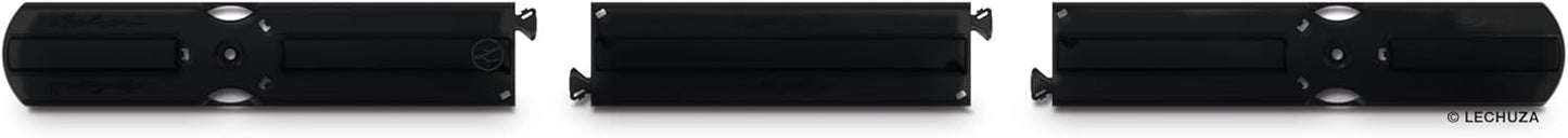 Balkon-Kastenhalter Ergänzungsset für Balconera 50 und 80, 30x6x5 cm Schwarz