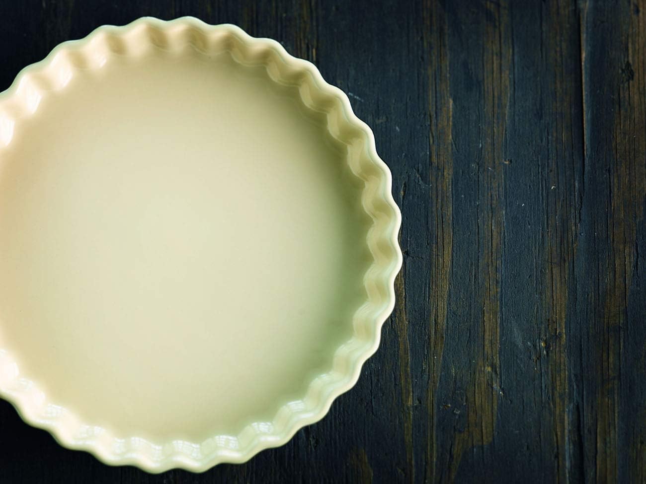 Tarte-Form aus Steinzeug, 28 cm Kirschrot