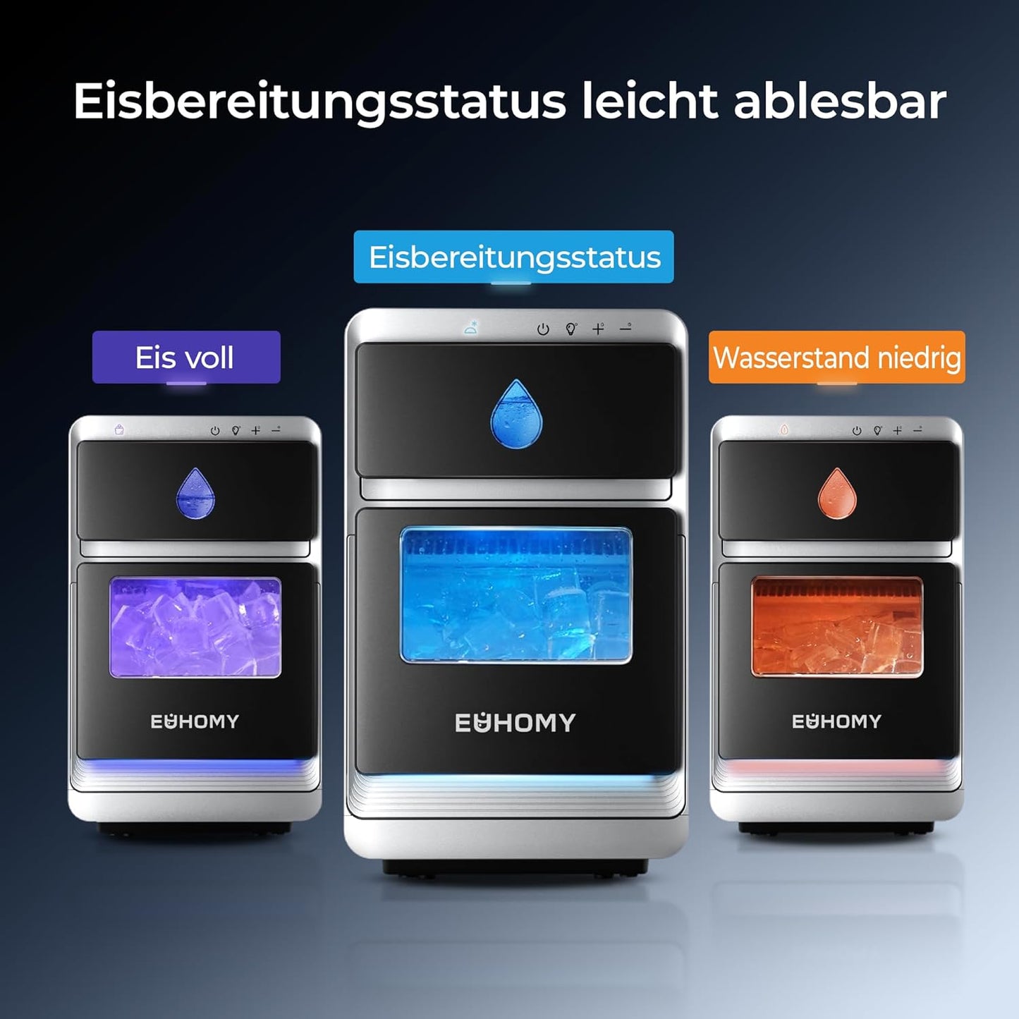 LunaArc Eiswürfelmaschine, 1600 Stück/Tag