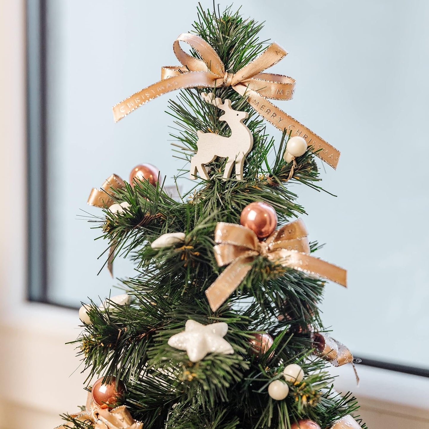 Kleiner künstlicher Weihnachtsbaum, 50 cm, Natural