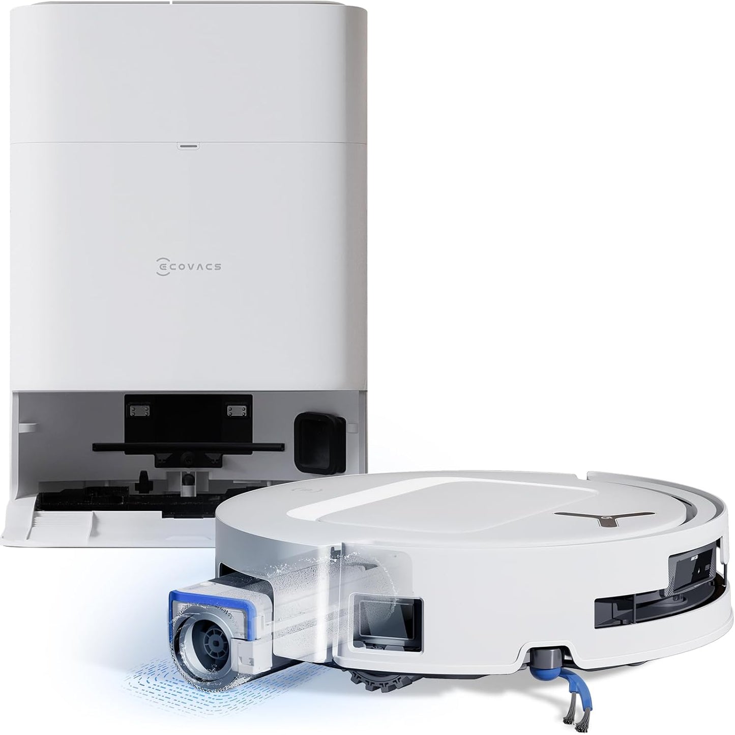DEEBOT T80 Omni Saug- und Wischroboter mit Selbstreinigung, Weiß