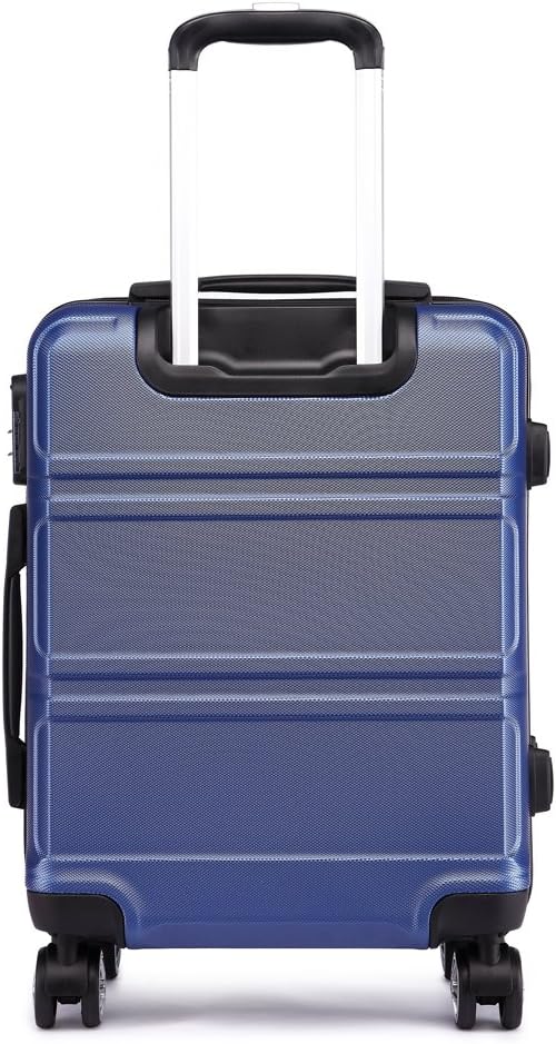 ABS Kabinenkoffer Handgepäck mit TSA-Schloss 55 cm, Dunkelblau