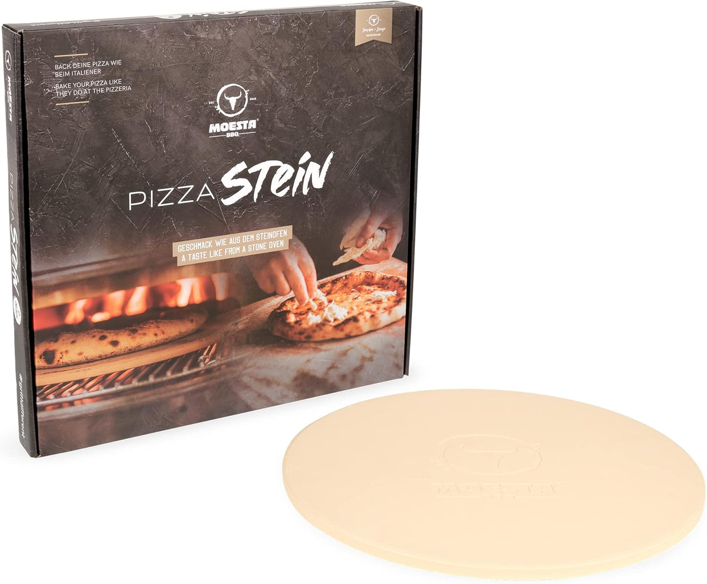 Pizzastein No. 1, Cordierit Rund 36,5cm