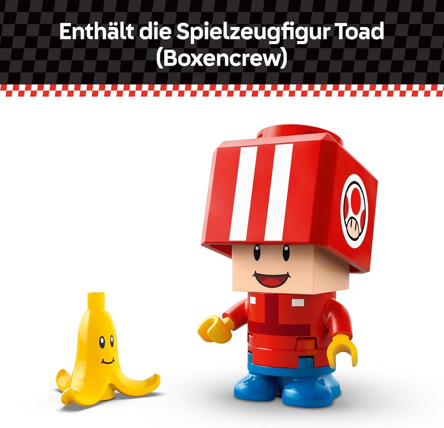 Mario Kart Standard-Kart mit Toad Figur