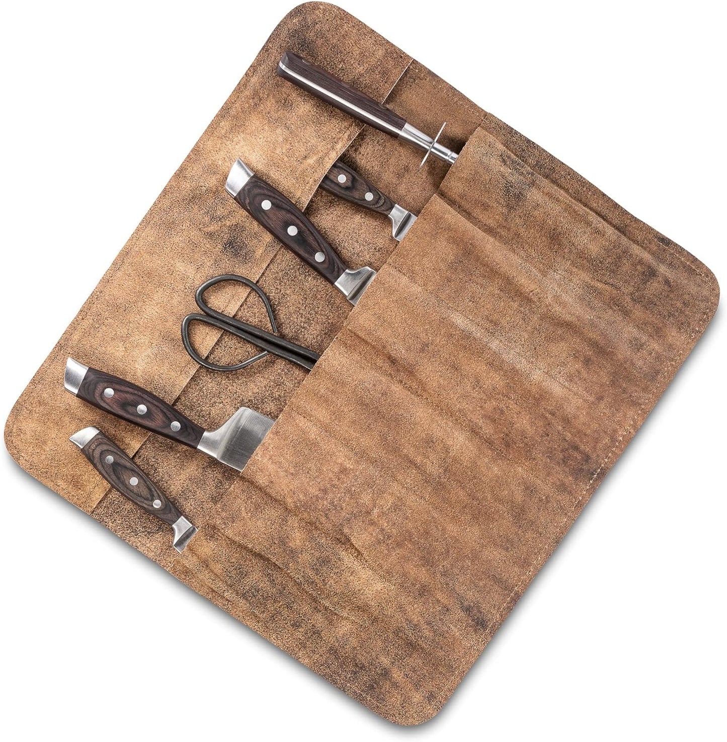 Messertasche, Braun-antik