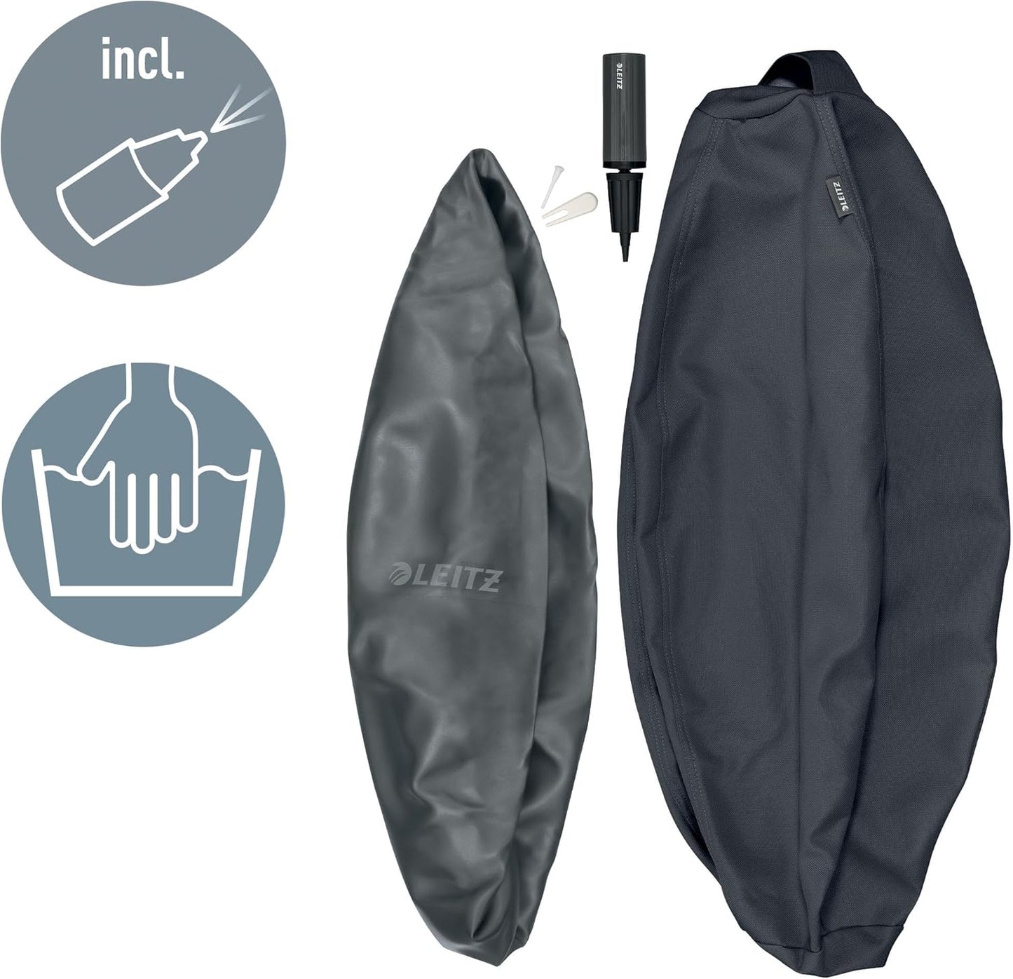 Ergo Active, Dunkelgrau 75 cm (Körpergröße 181 - 200 cm) Einzeln