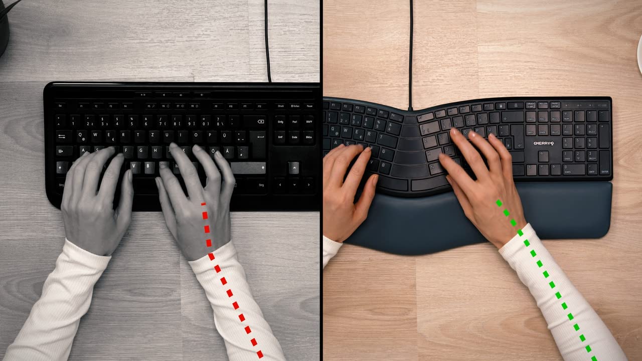 KC 4500 ERGO, Tastatur, Schwarz