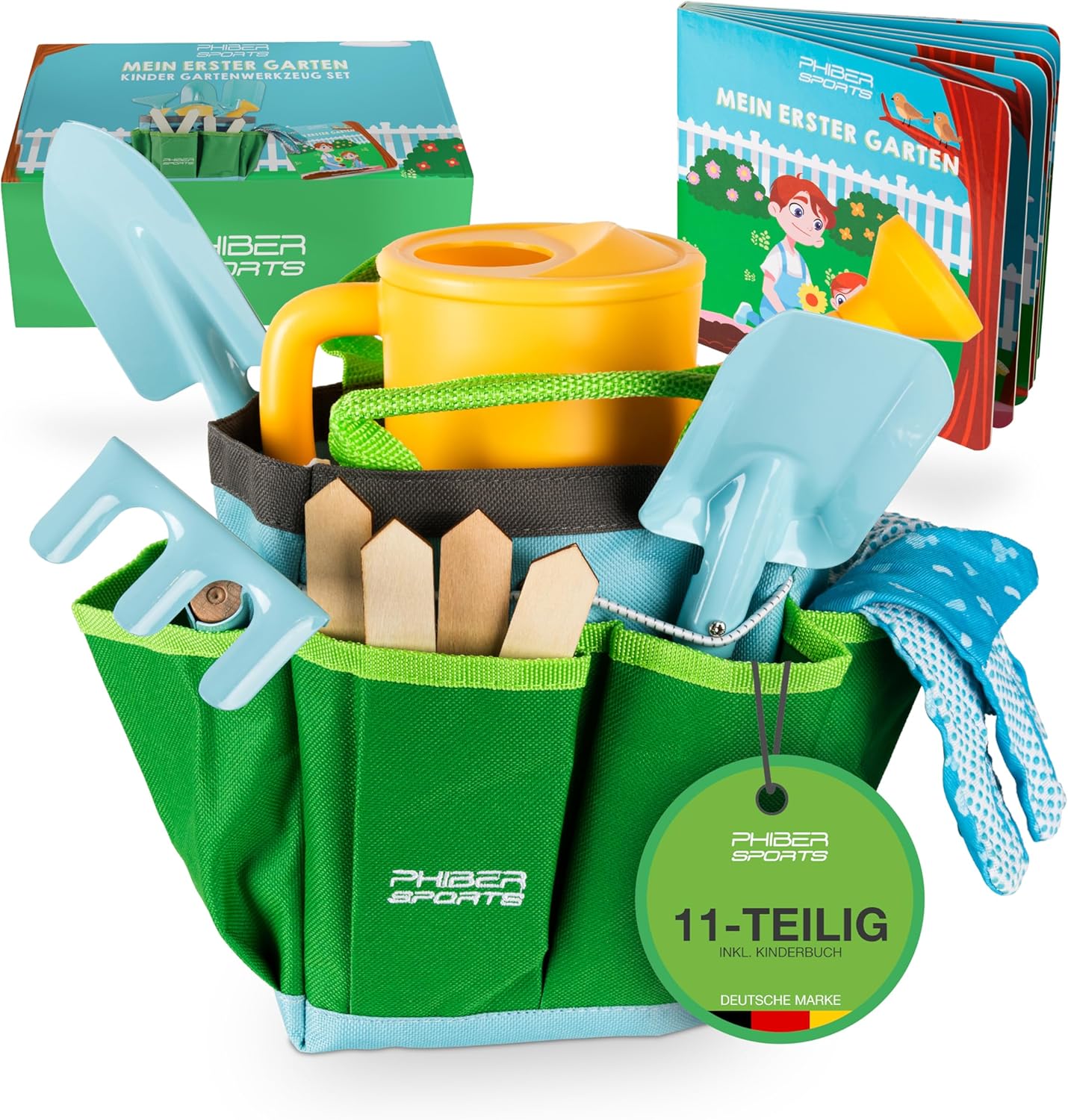 11-teiliges Gartenwerkzeug-Set für Kinder ab 3 Jahren