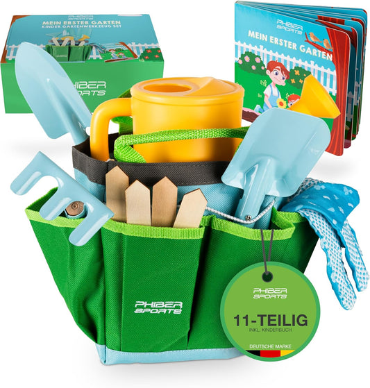 11-teiliges Gartenwerkzeug-Set für Kinder ab 3 Jahren
