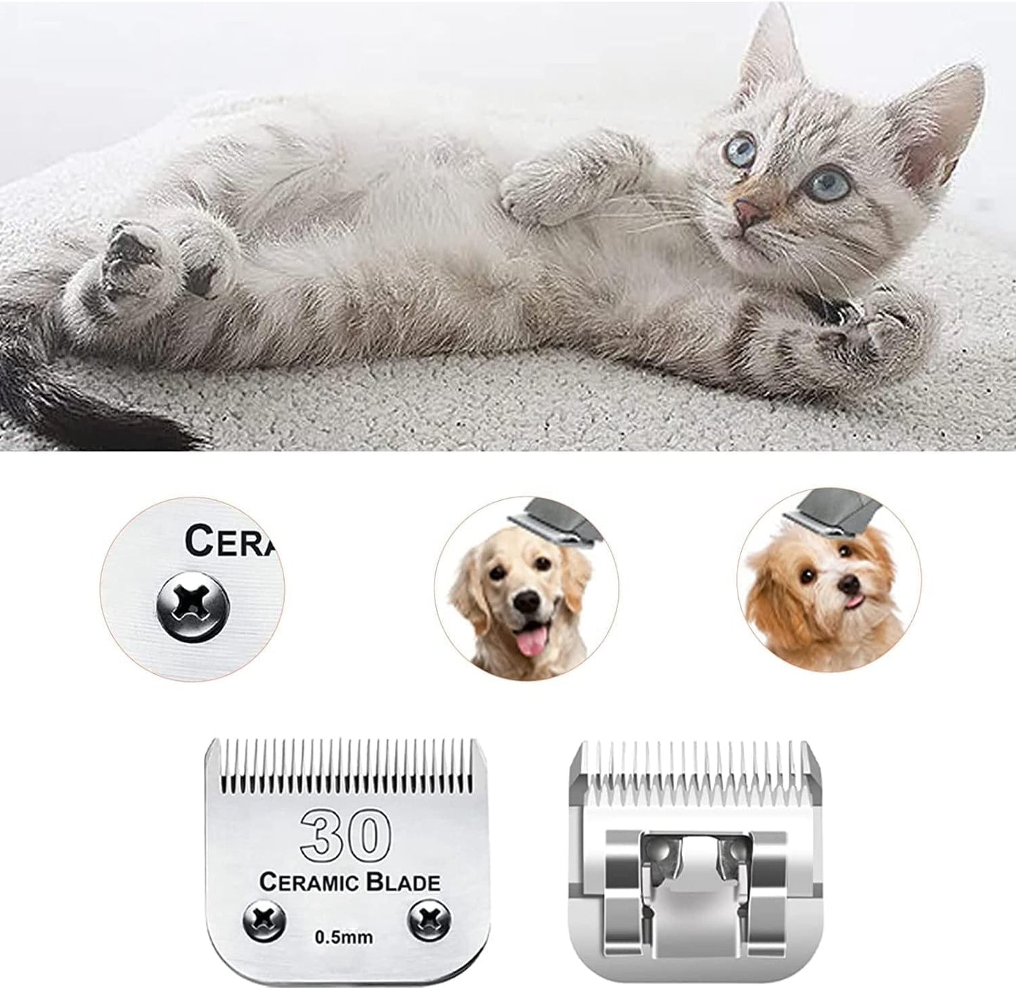 Ersatzklinge für Hundeschermaschine, 30# 0.5mm