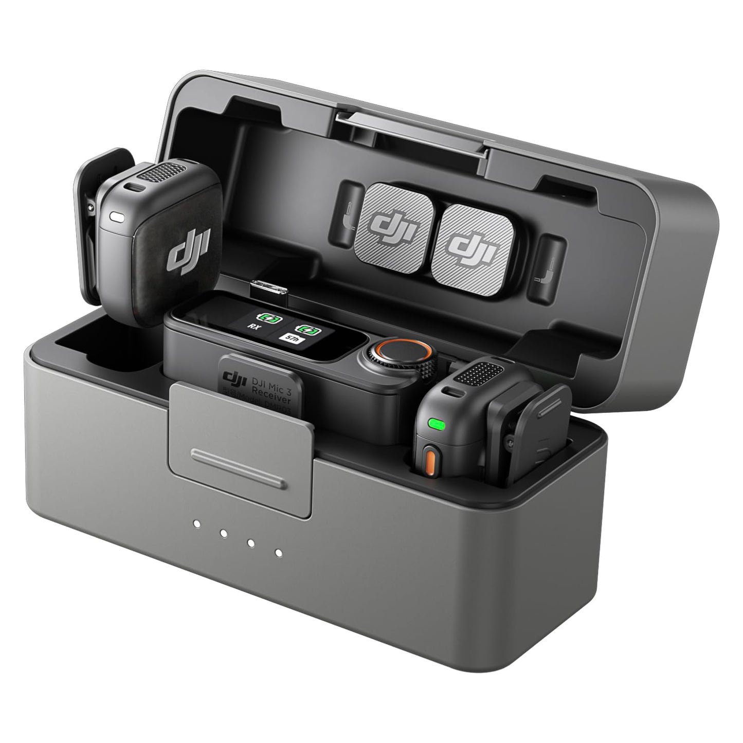 Mic 3 (2 TX + 1 RX + Charging Case), DJI Mic 3 (2 Sender + 1 Empfänger + Ladeschale)