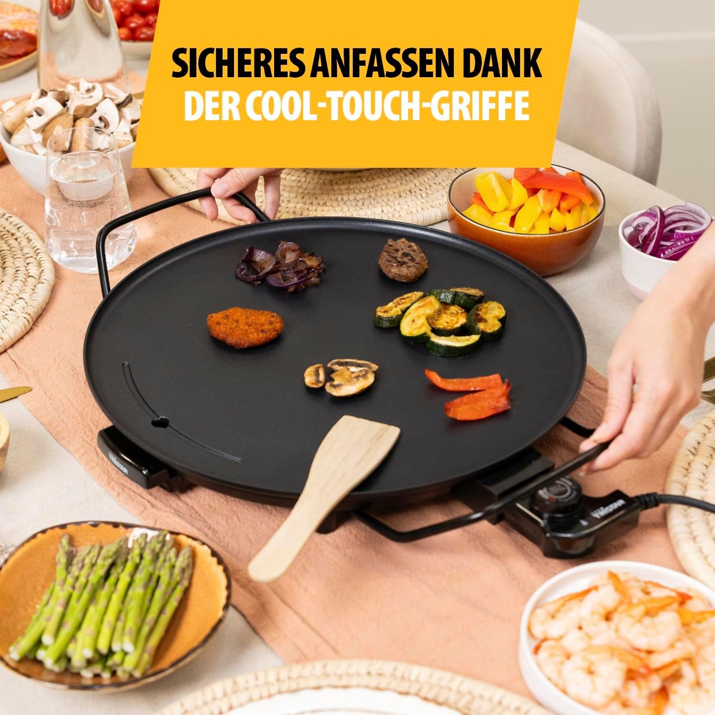 Tisch-Grillplatte