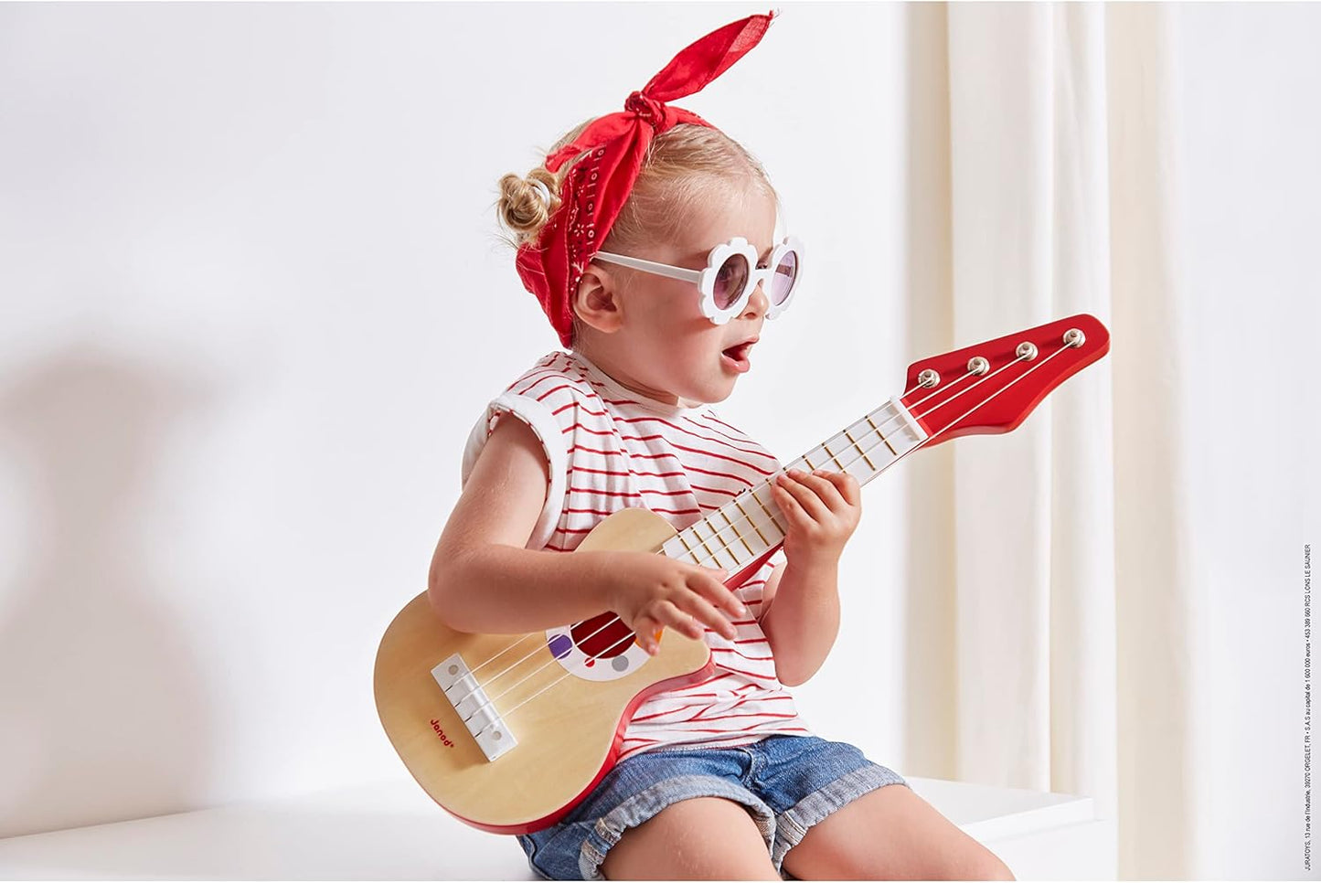Konfetti Rockgitarre, Meine erste Rockgitarre - 54 cm