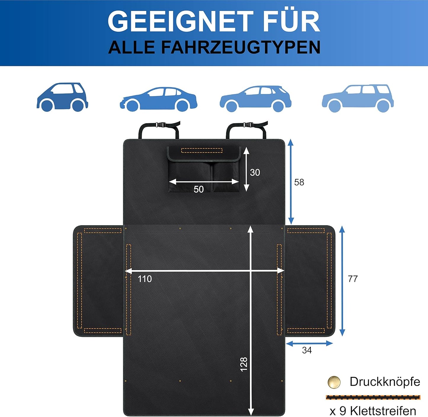 Basic Kofferraumschutz mit Seitenschutz, Kofferraum