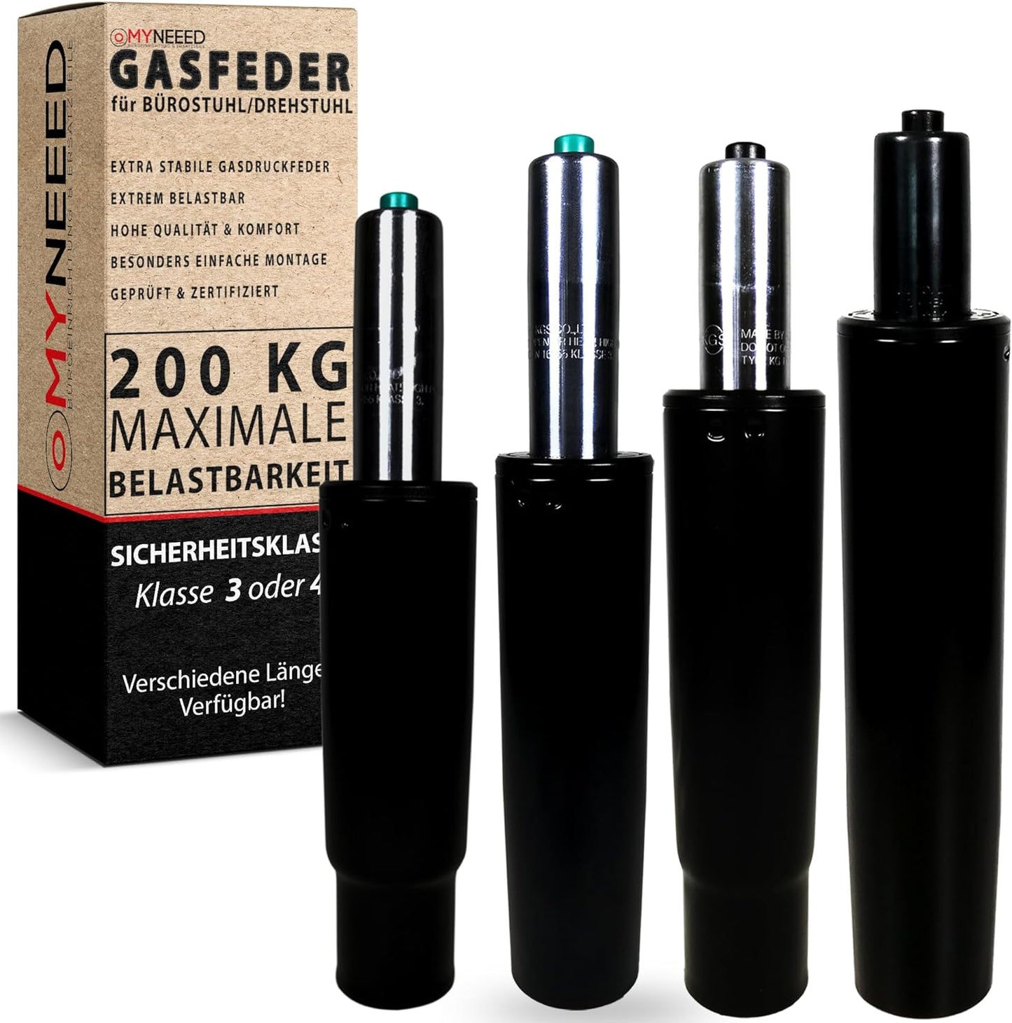 Bürostuhl Gasfeder, 200 mm V