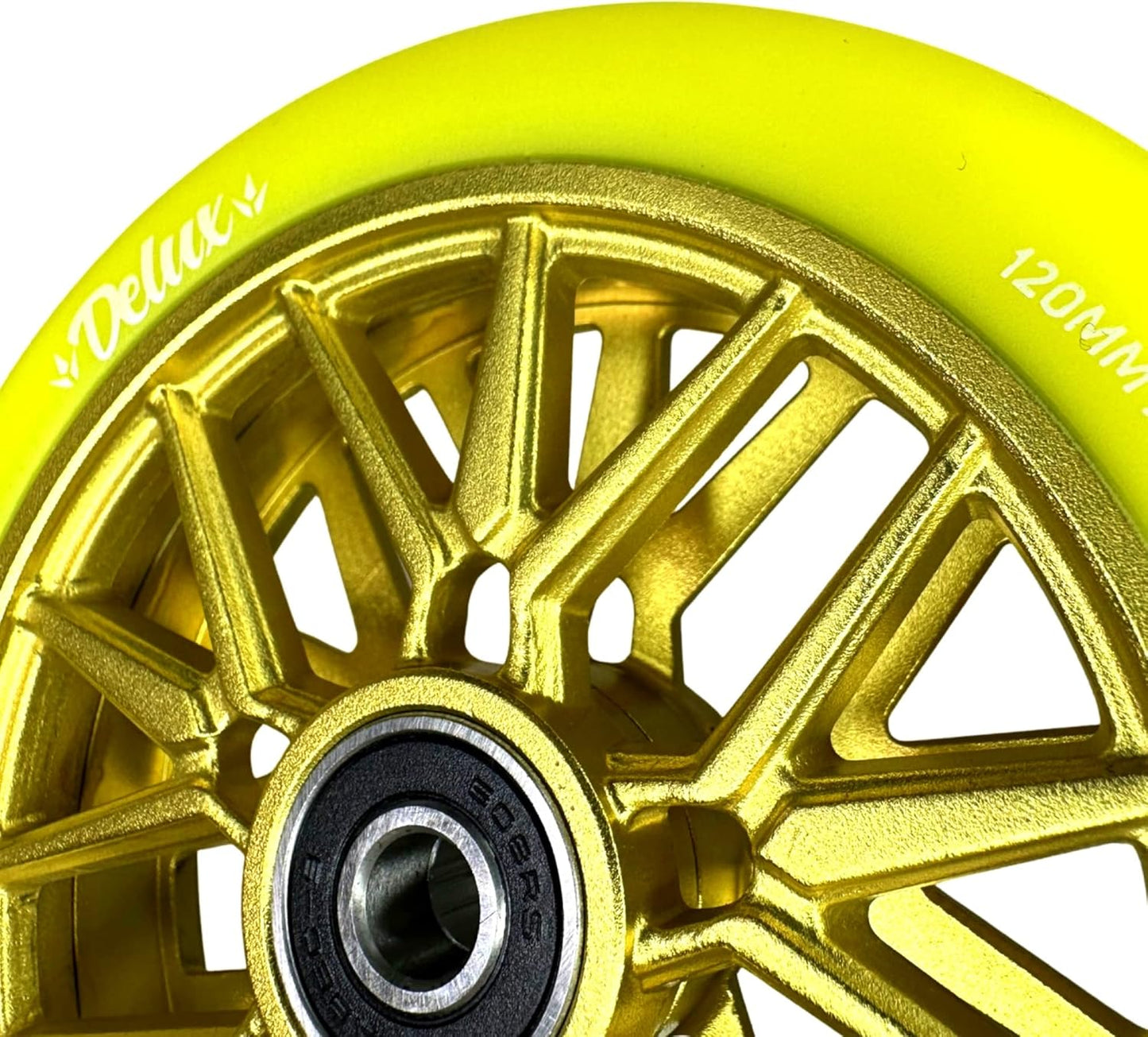 Hollow Core Stunt-Scooter-Rad, 120mm, Deluxe Gold / Gelb 120mm