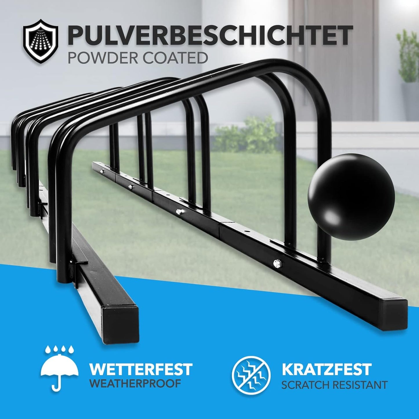 Veloständer für 3 Velos, 3 Fahrräder