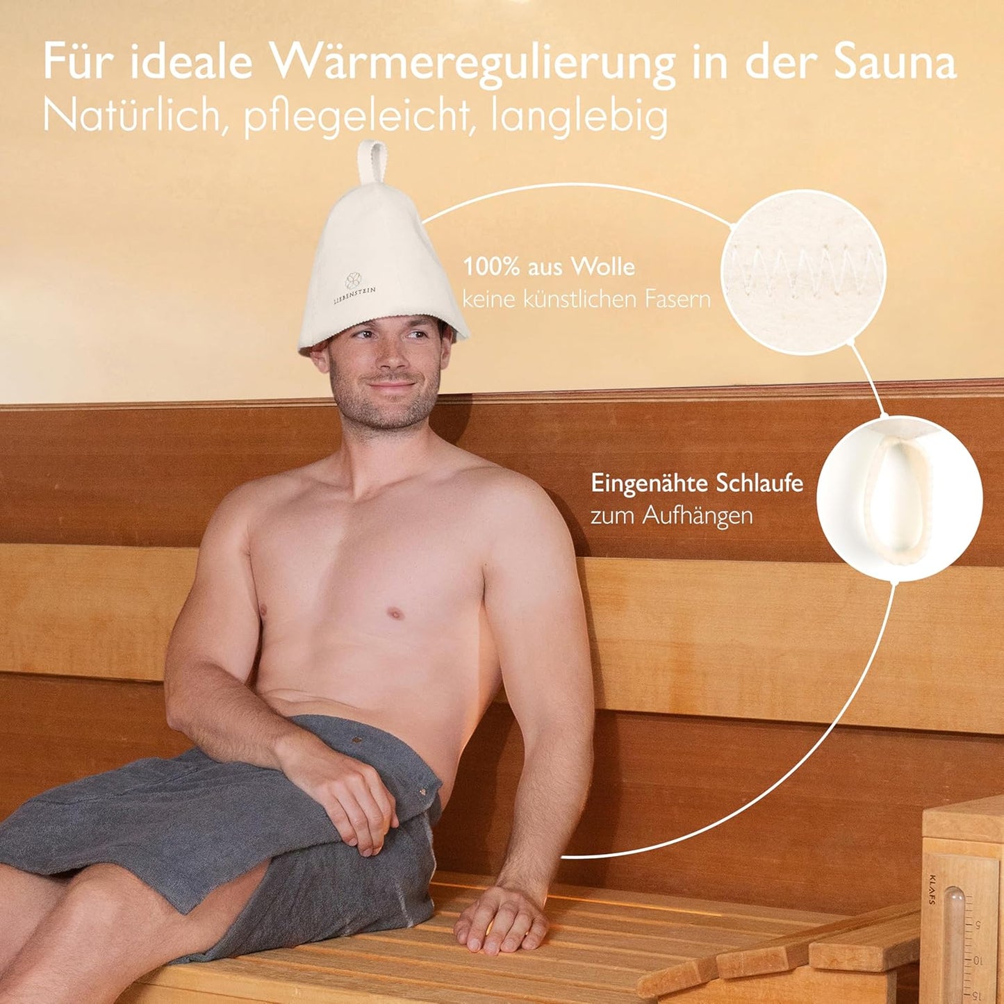 Saunahut, Weiss
